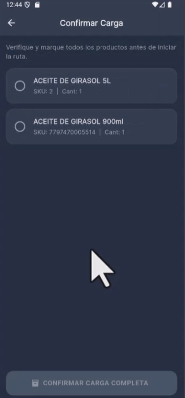 Checklist de ítems